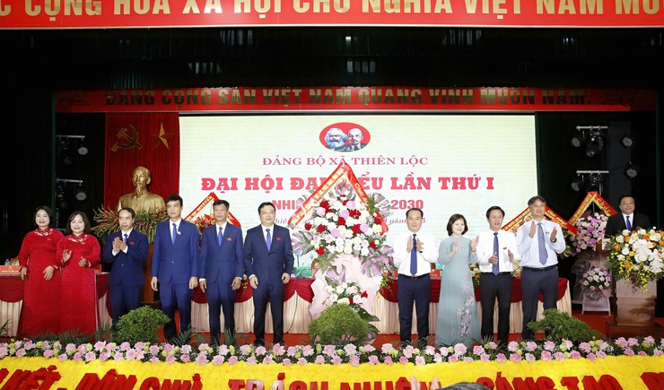 Đại hội đại biểu Đảng bộ xã Thiên Lộc lần thứ I: Dấu mốc khẳng định vai trò hạt nhân chính trị, xây nền tảng phát triển bền vững trong nhiệm kỳ mới- Ảnh 19.