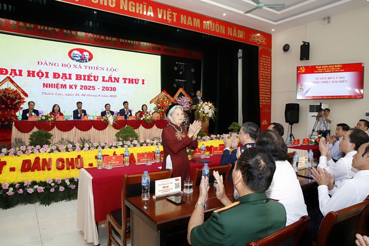 Đại hội đại biểu Đảng bộ xã Thiên Lộc lần thứ I: Dấu mốc khẳng định vai trò hạt nhân chính trị, xây nền tảng phát triển bền vững trong nhiệm kỳ mới- Ảnh 5.