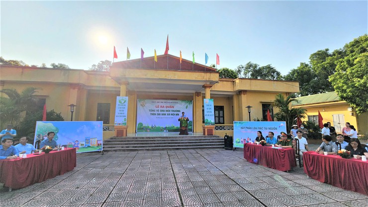 XÃ NỘI BÀI RA QUÂN TỔNG VỆ SINH MÔI TRƯỜNG- Ảnh 1.