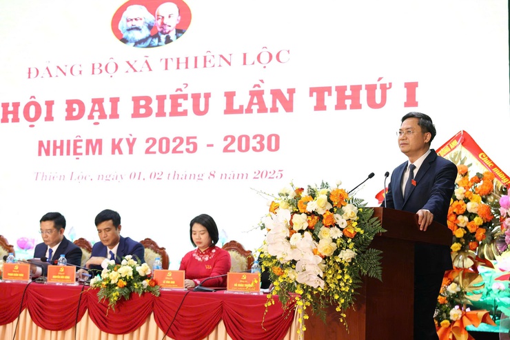 Đại hội đại biểu Đảng bộ xã Thiên Lộc lần thứ I: Dấu mốc khẳng định vai trò hạt nhân chính trị, xây nền tảng phát triển bền vững trong nhiệm kỳ mới- Ảnh 16.