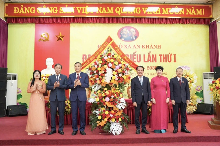 Đại hội đại biểu Đảng bộ xã An Khánh lần thứ I, nhiệm kỳ 2025-2030- Ảnh 1.