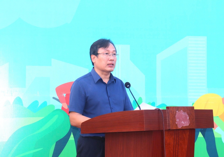 Phường Lĩnh Nam: Chung tay giữ gìn môi trường, xây dựng nếp sống văn minh, hiện đại.- Ảnh 1.