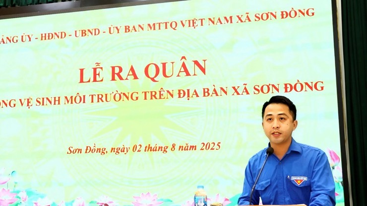 Xã Sơn Đồng ra quân tổng vệ sinh môi trường- Ảnh 5.