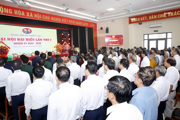 Đại hội đại biểu Đảng bộ xã Thiên Lộc lần thứ I: Dấu mốc khẳng định vai trò hạt nhân chính trị, xây nền tảng phát triển bền vững trong nhiệm kỳ mới- Ảnh 3.