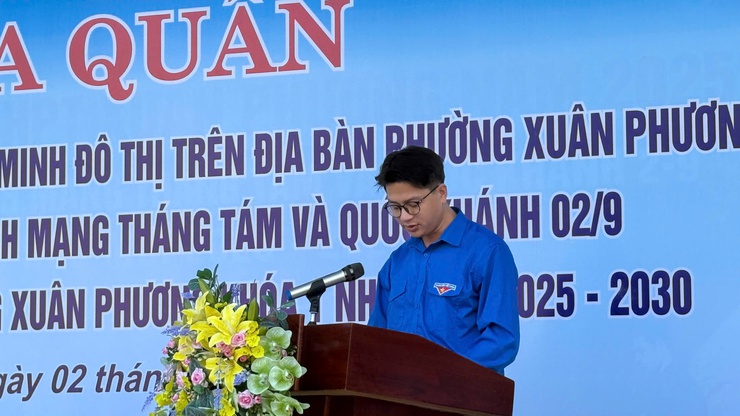 Phường Xuân Phương phát động đợt cao điểm về trật tự đô thị, an toàn giao thông và vệ sinh môi trường Chào mừng các ngày Lễ lớn và Đại hội Đảng bộ Phường- Ảnh 5.