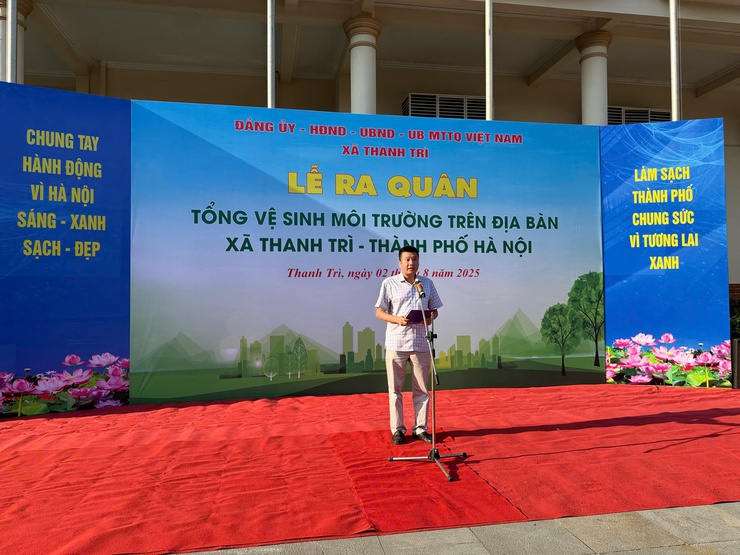 Xã Thanh Trì: Từng bước làm thay đổi diện mạo, cảnh quan đô thị, tạo điểm nhấn, xây dựng xã “Sáng - Xanh - Sạch - Đẹp”- Ảnh 7.