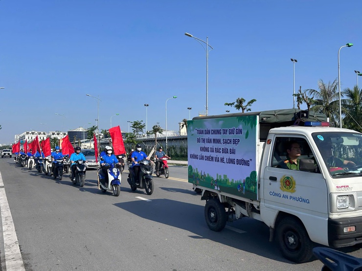 PHƯỜNG HOÀNG MAI TỔ CHỨC LỄ RA QUÂN TỔNG VỆ SINH MÔI TRƯỜNG- Ảnh 13.