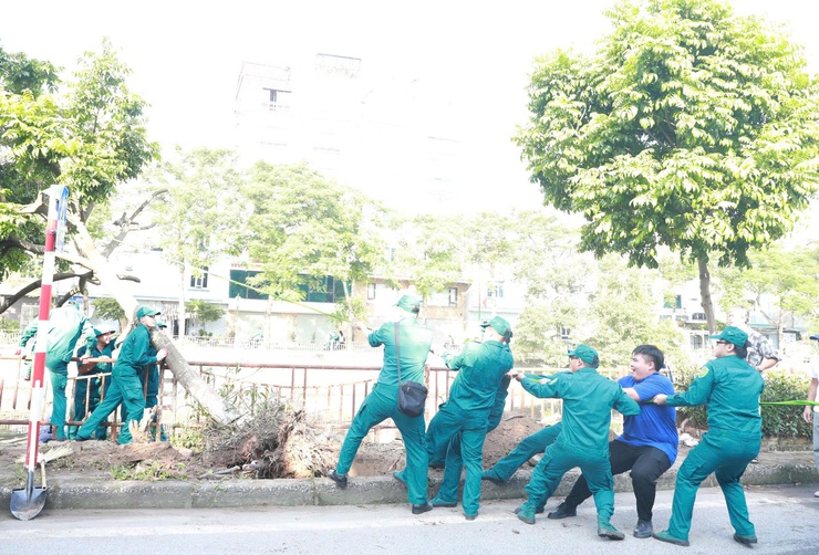 PHƯỜNG HOÀNG MAI TỔ CHỨC LỄ RA QUÂN TỔNG VỆ SINH MÔI TRƯỜNG- Ảnh 9.