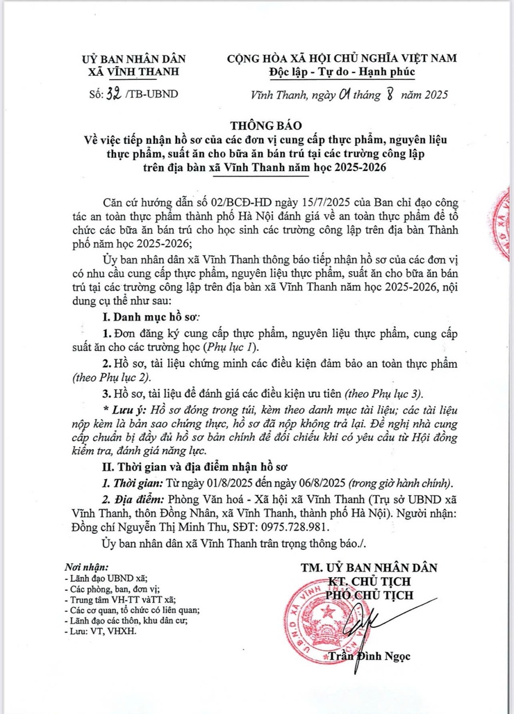 UBND XÃ VĨNH THANH THÔNG BÁO- Ảnh 1.