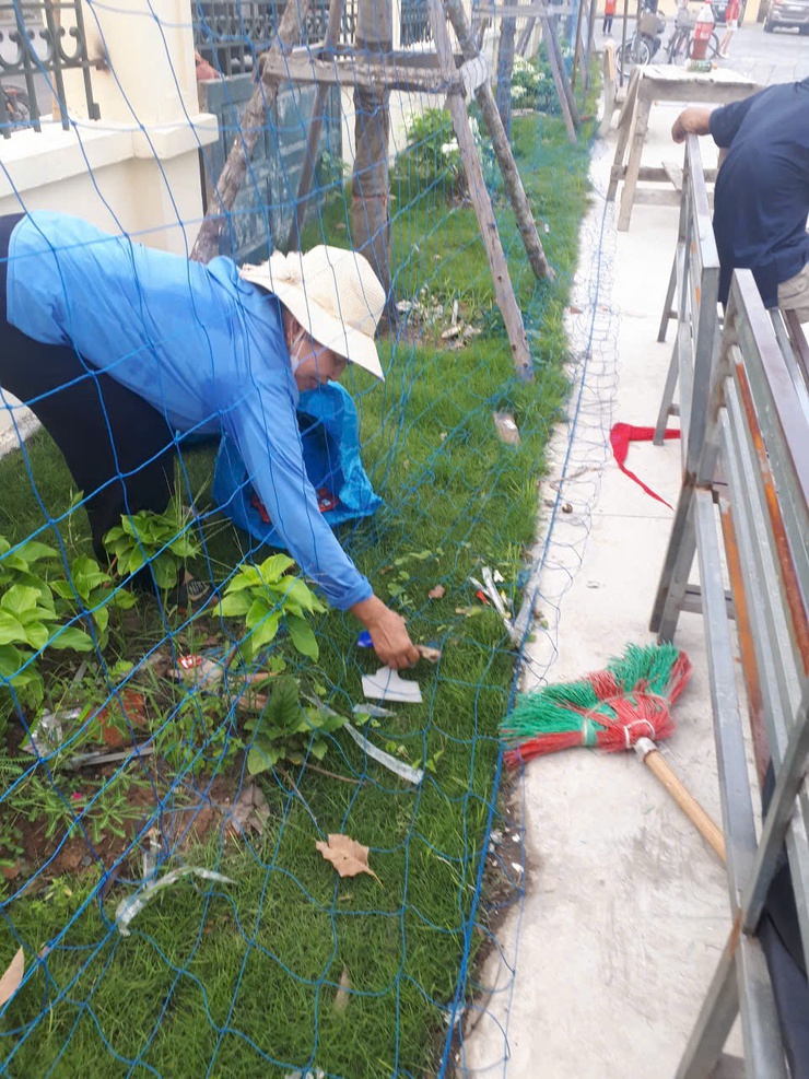 XÃ VĨNH THANH RA QUÂN TỔNG VỆ SINH MÔI TRƯỜNG - Ảnh 4.