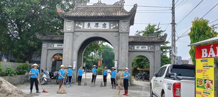 Xã Mê Linh phát động tổng vệ sinh môi trường Sáng – Xanh – Sạch – Đẹp- Ảnh 5.