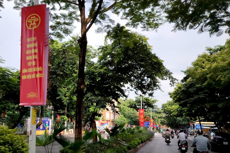 Phường Thanh Xuân rực rỡ cờ hoa chào mừng Quốc khánh 02/9- Ảnh 3.