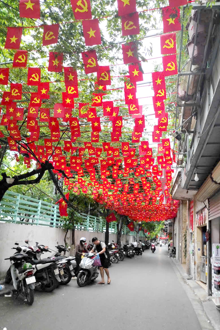 Phường Thanh Xuân rực rỡ cờ hoa chào mừng Quốc khánh 02/9- Ảnh 5.
