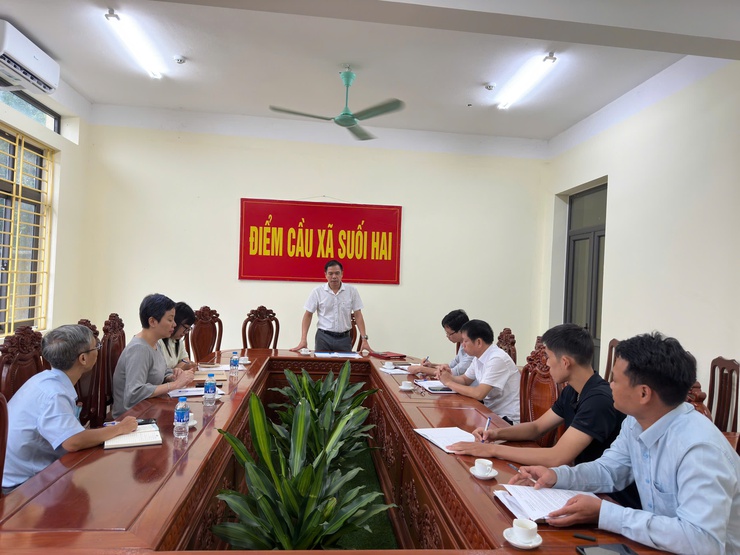 Tổ chức HSCV (Hoa Kỳ) khảo sát, định hướng hỗ trợ sinh kế và việc làm cho thanh niên xã Suối Hai- Ảnh 1.