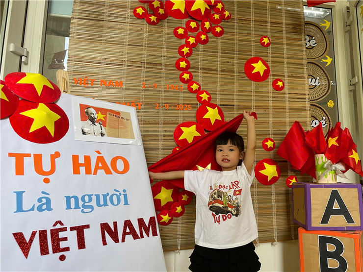 Hoạt động chào mừng Quốc khánh 2/9 của các bé lớp Mẫu giáo Lớn A2 - Trường Mầm non số 6- Ảnh 16.