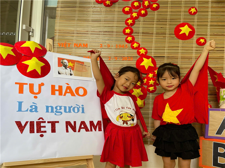 Hoạt động chào mừng Quốc khánh 2/9 của các bé lớp Mẫu giáo Lớn A2 - Trường Mầm non số 6- Ảnh 15.