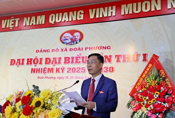 Đại hội đại biểu Đảng bộ xã Đoài Phương lần thứ I, nhiệm kỳ 2025-2030 thành công tốt đẹp


- Ảnh 1.