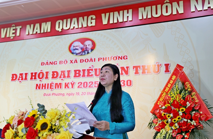 Đại hội đại biểu Đảng bộ xã Đoài Phương lần thứ I, nhiệm kỳ 2025-2030 thành công tốt đẹp


- Ảnh 3.