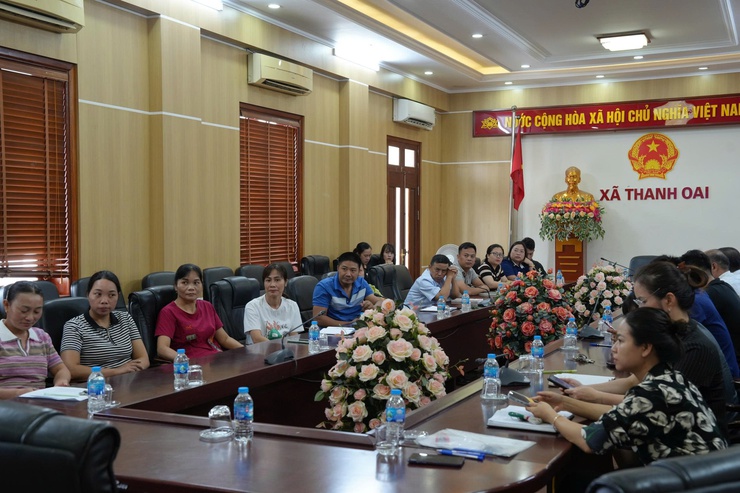 Xã Thanh Oai: Tập huấn, hướng dẫn xây dựng môi trường làm việc không khói thuốc- Ảnh 2.