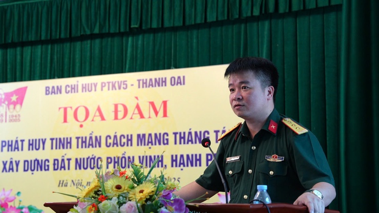 Tọa đàm phát huy tinh thần Cách mạng tháng Tám, xây dựng đất nước phồn vinh, hạnh phúc- Ảnh 9.