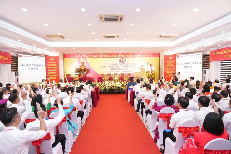 Phiên trù bị Đại hội đại biểu Đảng bộ phường Phúc Lợi lần thứ I, nhiệm kỳ 2025 - 2030- Ảnh 1.
