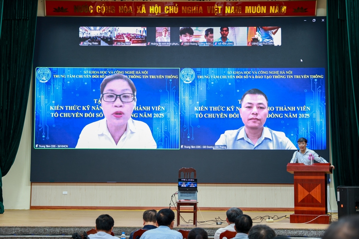 UBND xã tập huấn kiến thúc kỹ năng số- Ảnh 1.
