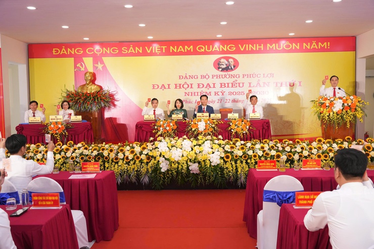 Phiên trù bị Đại hội đại biểu Đảng bộ phường Phúc Lợi lần thứ I, nhiệm kỳ 2025 - 2030- Ảnh 3.