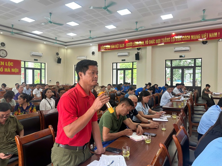Hội nghị triển khai kế hoạch và hướng dẫn hỗ trợ cài đặt E-TAX Mobile, thu thuế sử dụng đất phi nông nghiệp năm 2025 trên địa bàn xã Thiên Lộc- Ảnh 7.