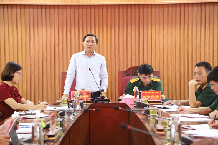Xã Quang Minh quyết tâm hoàn thành tốt nhiệm vụ quốc phòng - quân sự địa phương - Ảnh 4.