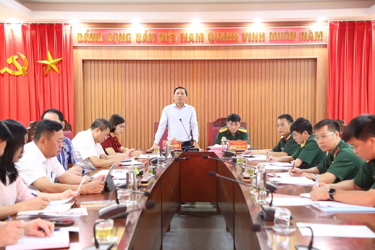 Xã Quang Minh quyết tâm hoàn thành tốt nhiệm vụ quốc phòng - quân sự địa phương - Ảnh 1.