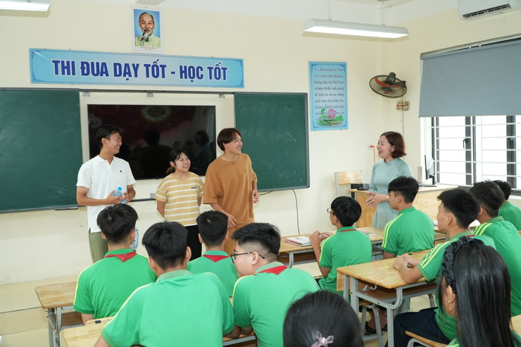 Trường THCS Phú Yên vinh danh học sinh có kết quả thi vào lớp 10 THPT – Giao lưu với trường Đại học KAGOSHIMA Nhật Bản- Ảnh 4.