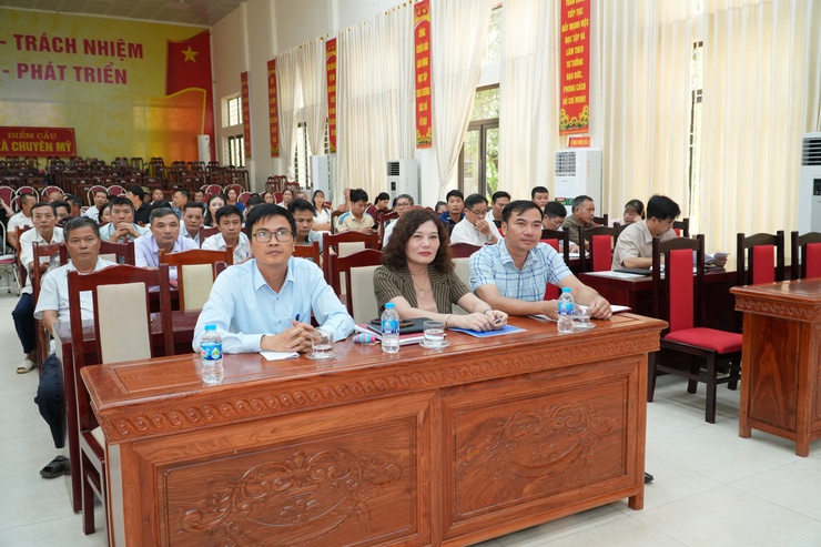 Lãnh đạo UBND xã làm việc với Trạm y tế xã, các đơn vị liên quan đến công tác y tế, truyền thông phòng chống dịch bệnh sốt xuất huyết trên địa bàn xã- Ảnh 2.