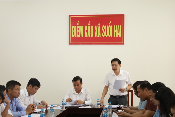 UBND xã Suối Hai họp triển khai công tác chuẩn bị năm học mới 2025 -2030- Ảnh 2.