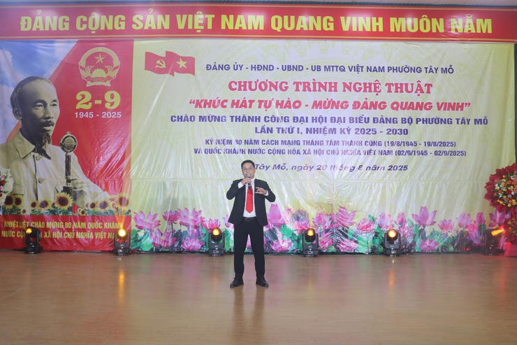 Chương trình nghệ thuật chào mừng thành công Đại hội đại biểu Đảng bộ phường Tây Mỗ lần thứ I, nhiệm kỳ 2025 – 2030- Ảnh 10.