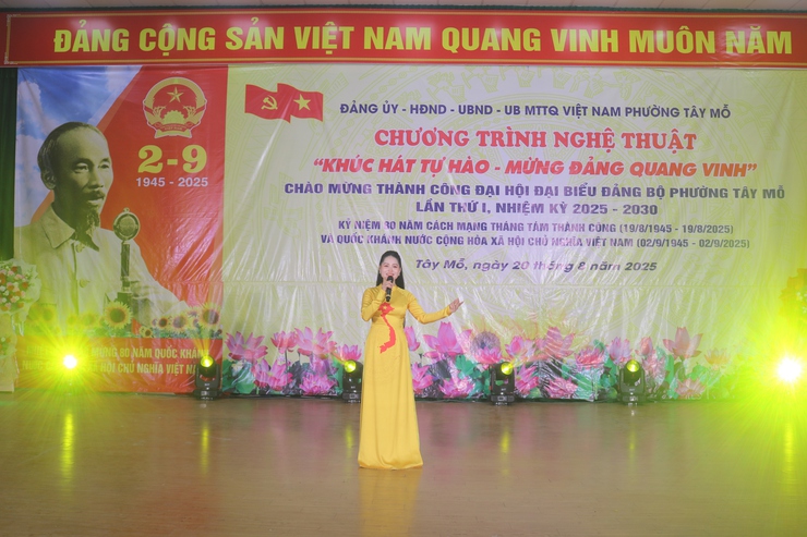 Chương trình nghệ thuật chào mừng thành công Đại hội đại biểu Đảng bộ phường Tây Mỗ lần thứ I, nhiệm kỳ 2025 – 2030- Ảnh 5.