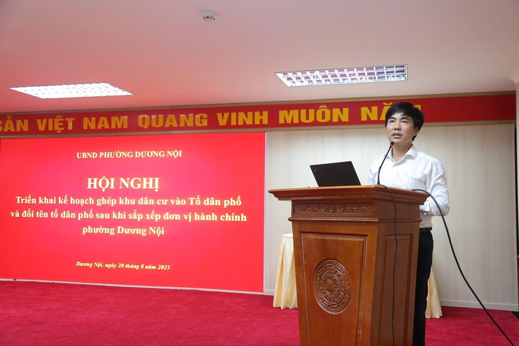 Phường Dương Nội triển khai Đề án đổi tên, ghép khu dân cư vào tổ dân phố sau khi sắp xếp đơn vị hành chính- Ảnh 3.