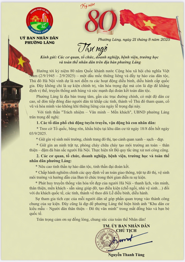 UỶ BAN NHÂN DÂN PHƯỜNG LÁNG- Ảnh 1.