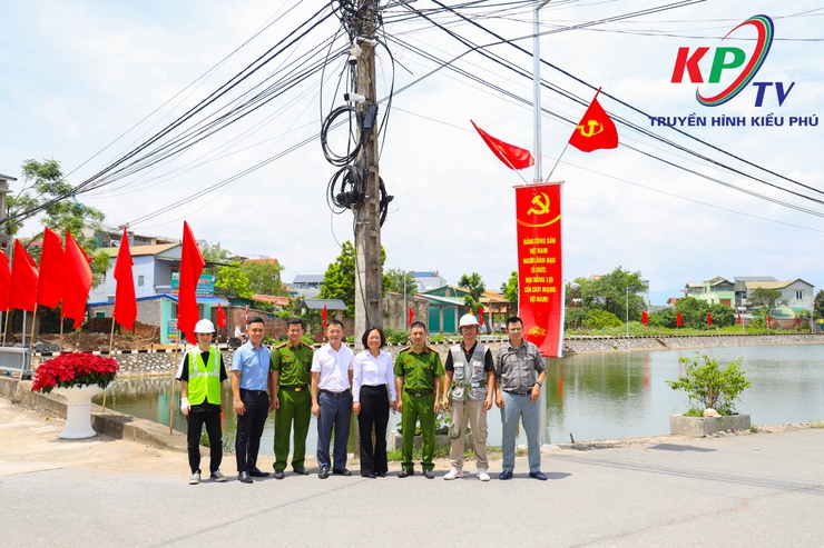 Xã Kiều Phú triển khai khởi công công trình Lắp đặt hệ thống camera giám sát an ninh trật tự, an toàn giao thông, trật tự xây dựng trên địa bàn xã- Ảnh 1.