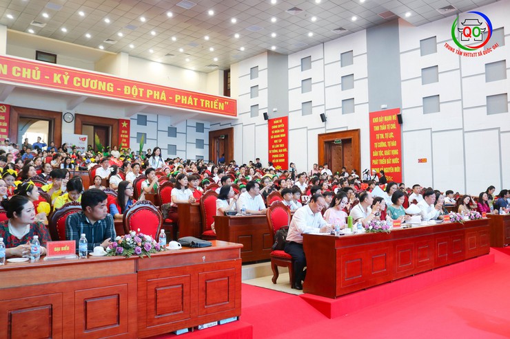 Hội thi sơ khảo thiếu nhi thủ đô tuyên truyền giới thiệu sách, Múa hát tập thể và ca khúc măng non năm 2025- Ảnh 1.