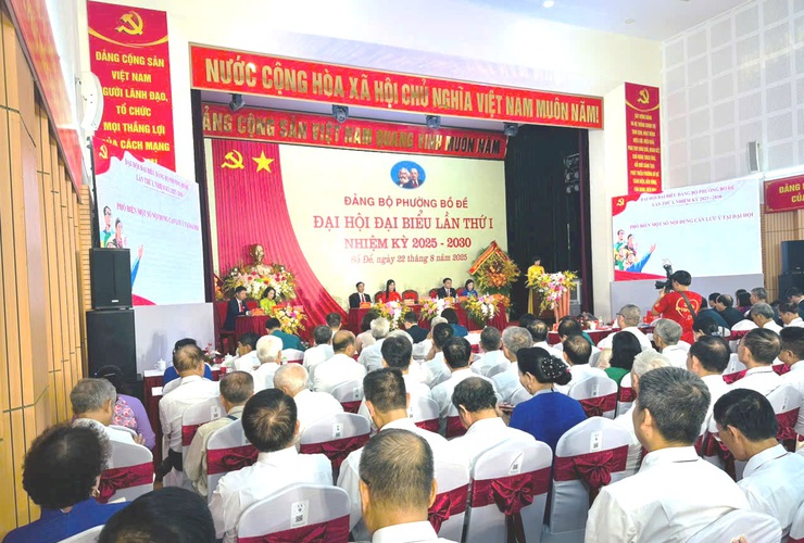 Phiên trù bị Đại hội đại biểu Đảng bộ phường Bồ Đề lần thứ I, nhiệm kỳ 2025-2030- Ảnh 2.