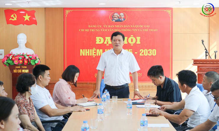 Xã Quốc Oai tổ chức họp chuyên môn chuẩn bị giải thể thao chào mừng các ngày lễ lớn và thành công đại hội Đảng bộ xã- Ảnh 2.