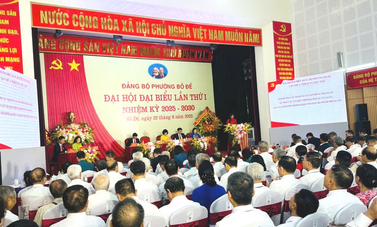 Phiên trù bị Đại hội đại biểu Đảng bộ phường Bồ Đề lần thứ I, nhiệm kỳ 2025-2030- Ảnh 3.