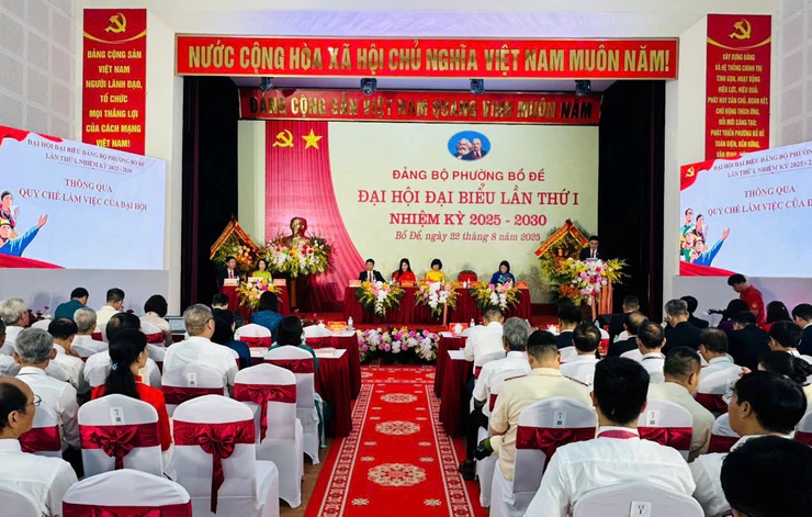 Phiên trù bị Đại hội đại biểu Đảng bộ phường Bồ Đề lần thứ I, nhiệm kỳ 2025-2030- Ảnh 4.