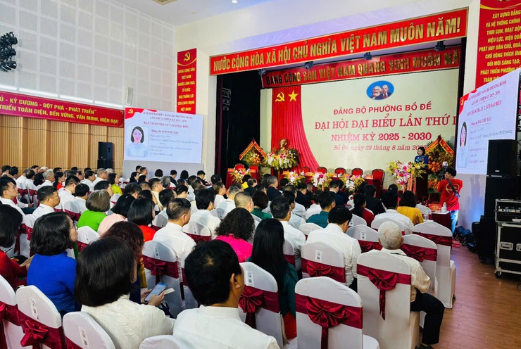 Phiên trù bị Đại hội đại biểu Đảng bộ phường Bồ Đề lần thứ I, nhiệm kỳ 2025-2030- Ảnh 6.