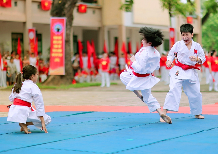 KHAI MẠC ĐẠI HỘI THỂ DỤC THỂ THAO LẦN THỨ I VÀ TỔNG KẾT HOẠT ĐỘNG HÈ THANH THIẾU NHI XÃ THƯ LÂM NĂM 2025.- Ảnh 12.