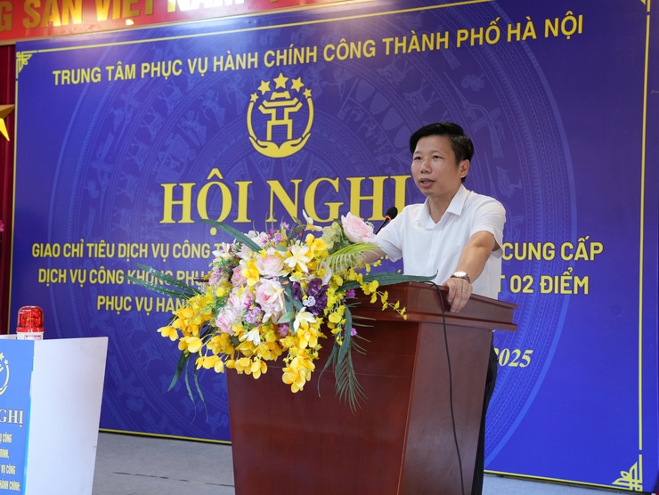 Trung tâm Phục vụ hành chính công thành phố Hà Nội:  Ra mắt hai Điểm Phục vụ hành chính công tại Sơn Tây và Quảng Oai- Ảnh 3.