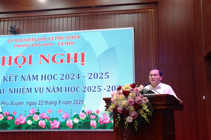 Xã Phú Xuyên: Tổng kết năm học 2024 -2025, triển khai nhiệm vụ năm học 2025-2026- Ảnh 5.