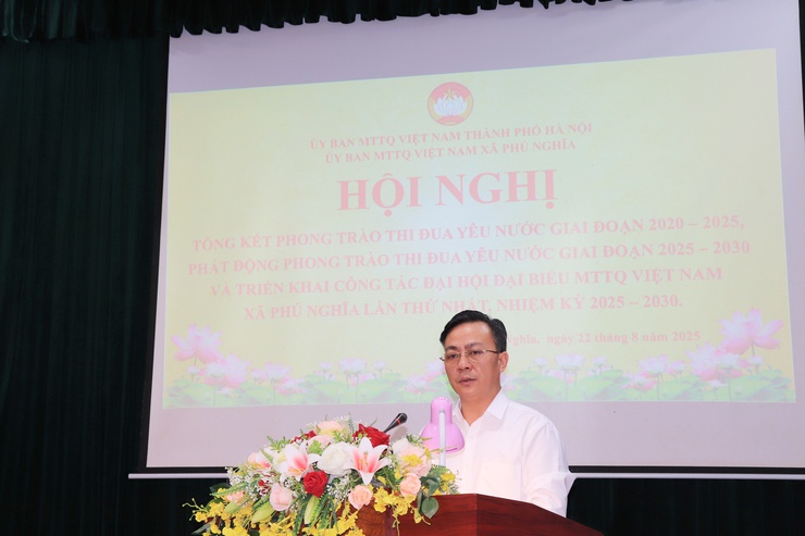 MTTQ Việt Nam xã Phú Nghĩa: Phát động phong trào thi đua yêu nước giai đoạn 2025 – 2030; Triển khai công tác tổ chức Đại hội đại biểu lần thứ I, nhiệm kỳ 2025 – 2030- Ảnh 6.