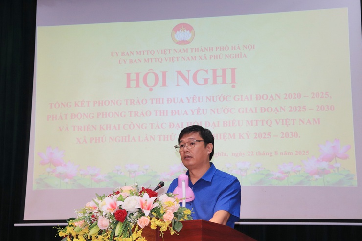 MTTQ Việt Nam xã Phú Nghĩa: Phát động phong trào thi đua yêu nước giai đoạn 2025 – 2030; Triển khai công tác tổ chức Đại hội đại biểu lần thứ I, nhiệm kỳ 2025 – 2030- Ảnh 5.