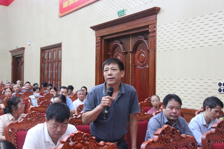 HĐND xã Thạch Thất tiếp xúc cử tri sau kỳ họp thứ Nhất và thứ Hai HĐND xã khoá I, nhiệm kỳ 2021 - 2026- Ảnh 3.